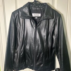 Wilsons Leather Women's Classic Black Jacket